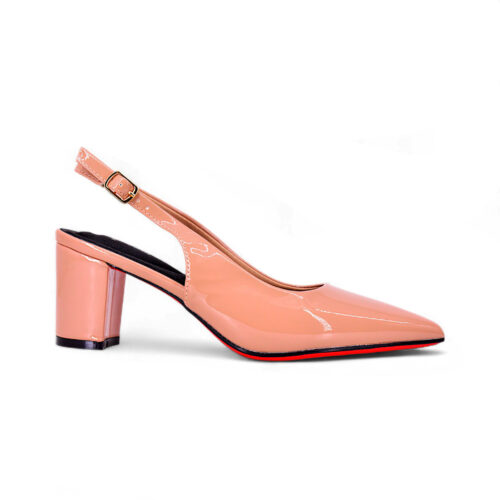 City Walk Ladies Slingback Block Heel Coat Shoes – Model CT975