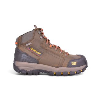 P90613 Navigator Mid Cut Lace Steel Toe Safety Boots by Caterpillar CM694