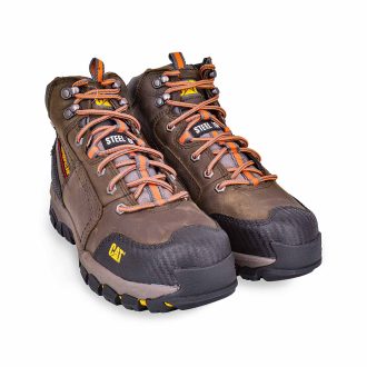 P90613 Navigator Mid Cut Lace Steel Toe Safety Boots by Caterpillar CM694