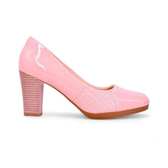 Ladies Fancy Blocked Heels-CT925