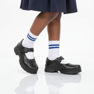 Girls’ Comfort Strap School Shoes – KD1633