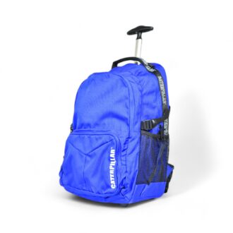 CAT Leather Backpack Blue Wheeled Design – BPBG349