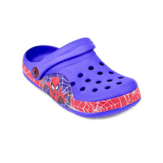 City Walk CHP498 Kids Spiderman Chappals – Lightweight EVA Clogs with Anti-Slip Sole