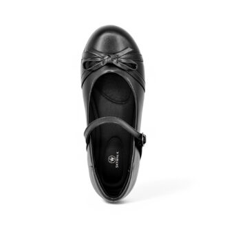 City Walk KD1748 – Premium Kids’ Black School Shoes