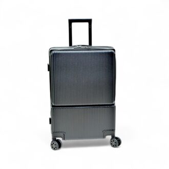 CAT Silver Edition Hard Shell Leather Trolley – Model TRLY436