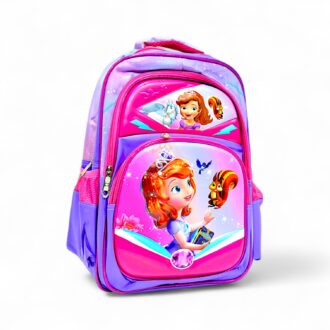 City Walk SCH1007 – Kids Cartoon School Bag with Dual Theme (Cats & Frozen)