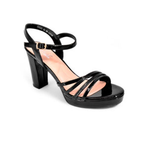 Aria Glossy Block Heels – CL1190