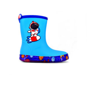 GBT024 Kids Cartoon Gumboots - Blue, 10