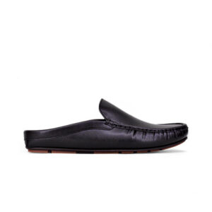 LF093 Men’s Leather Slip-On Mule Loafers