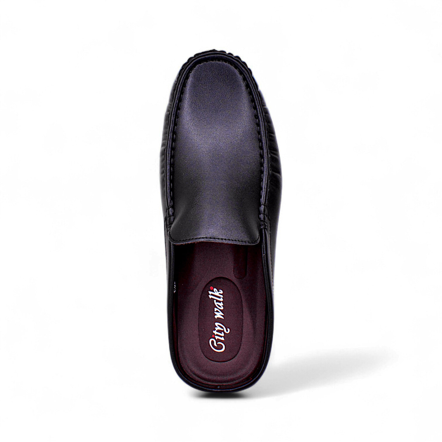 LF093 Men’s Leather Slip-On Mule Loafers 2 LF093 Men’s Leather Slip-On Mule Loafers - Image 2