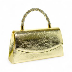 MATP550 – The Iconic Gold Twist-Handle Handbag