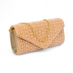 Pearl-Studded Envelope Clutch –MATP565