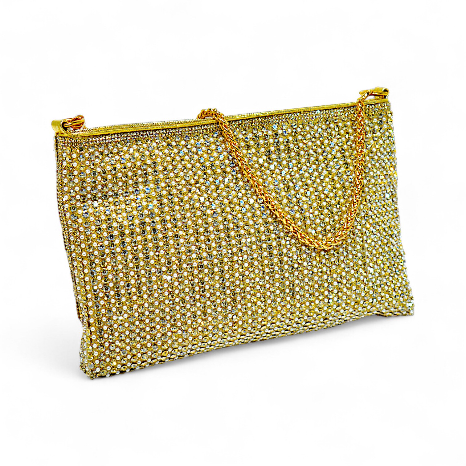 MATP584 – Glam Crystal Flat Clutch Bag 2 MATP584 – Glam Crystal Flat Clutch Bag - Image 2
