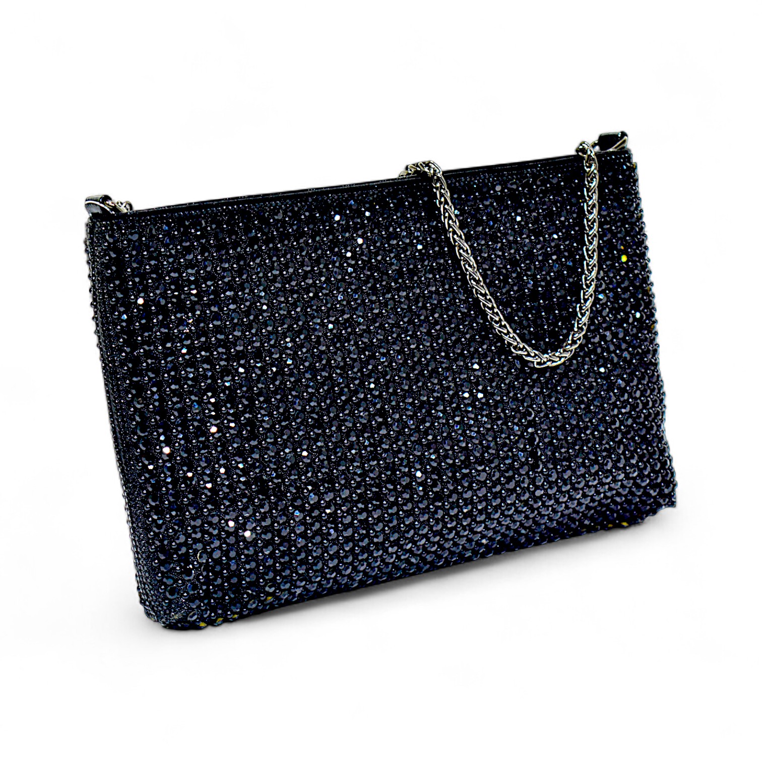 MATP584 – Glam Crystal Flat Clutch Bag 1 MATP584 – Glam Crystal Flat Clutch Bag