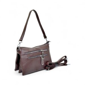 Women’s Multi-Zip Shoulder Bag – SLB158