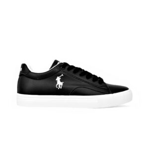 SPT480 Classic Leather Sneakers – White & Black | Stylish Everyday Comfort