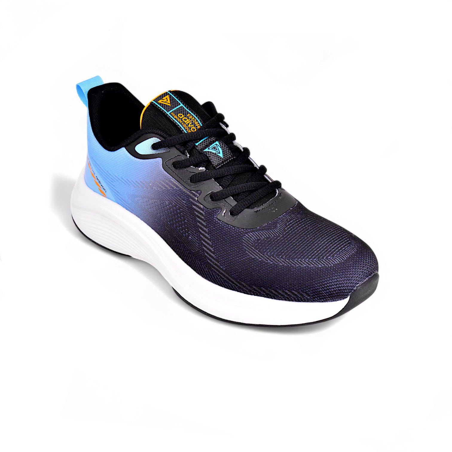 SPT491 Adivon Men’s Lightweight Running Sneakers – Blue/Black 2 SPT491 Adivon Men’s Lightweight Running Sneakers – Blue/Black - Image 2