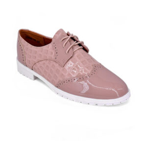 Croc-Pattern Oxford Shoes – BF036