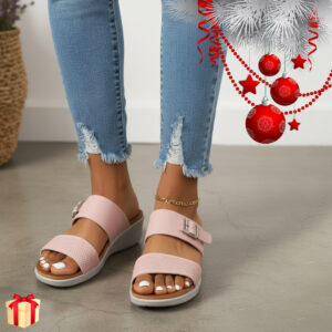 Buckle Platform Slides – CL1092