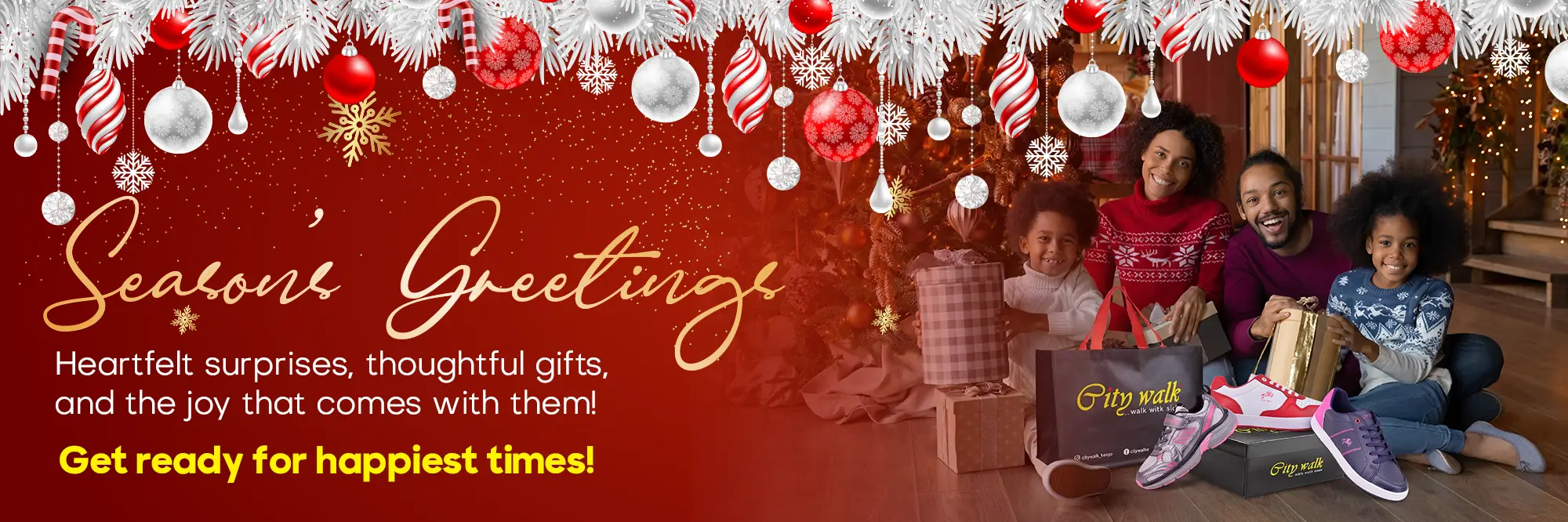 City Walk Christmas Banner 2025