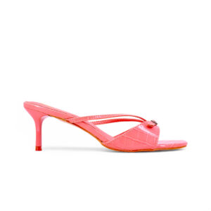 Glossy Strappy Kitten Heels – EV565