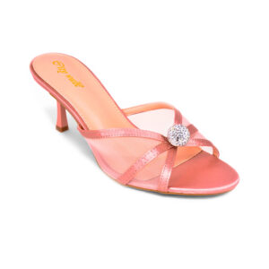 Elegant Mesh Crystal Heel – EV573