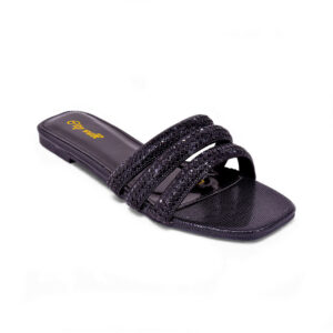 Sparkle Triple-Strap Slides – FL689