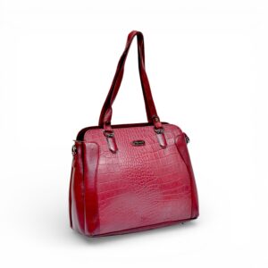 Crocodile-Embossed Handbag - HB1082