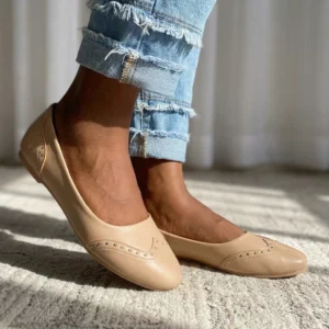 Nude Ballet Flats – DL194