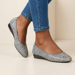 City Walk Sparkle Comfort Flats – DL381