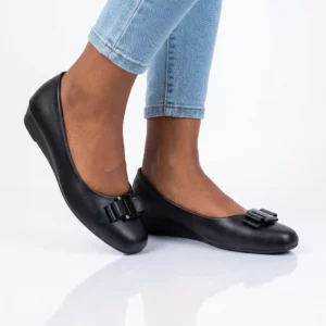 Bow Accent Comfort Flats – DL389