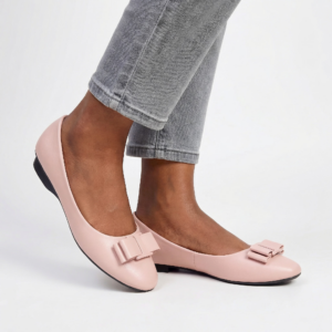 Bow Detail Comfort Flats – DL383