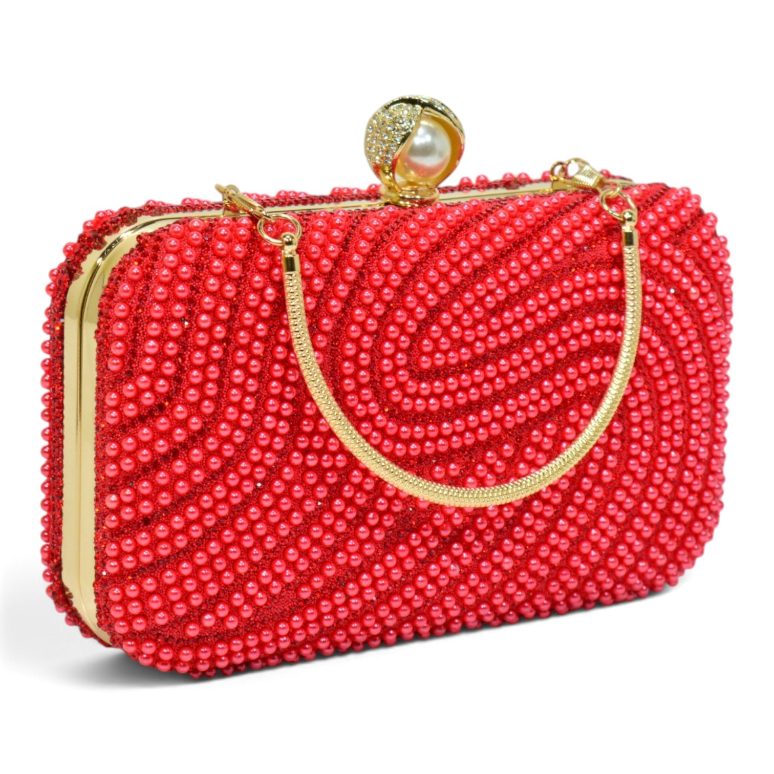 Pearl Swirl Evening Clutch - MATP595 2 Pearl Swirl Evening Clutch - MATP595