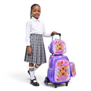 3-Piece Trolley School Bag Set - SCH1109