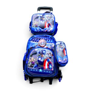 3-Piece Trolley School Bag Set - SCH1111